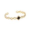 Stainless Steel Waterproof Fashion Versatile Geometric Bracelet Female Ins Wind Does Not Fade Temperament Elegant, for Men