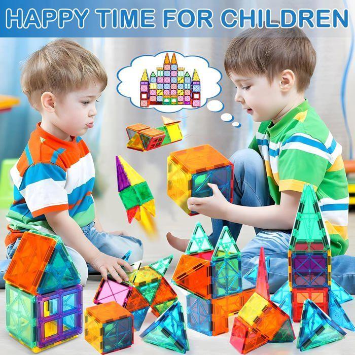 Magnetische Konstruktionen - ZIG-ZAG TERRITOIRES - Elternmodell - 54 Teile - 3 Jahre - Lebendige Farben