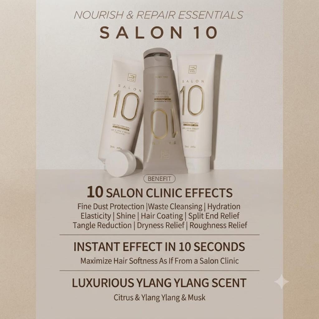 Mise-en-Scène Salon 10 Protein Hair Treatment Intensive Repair for Extremely Damaged Hair 250ml