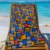 Kunst P-Piet Mondrian Handtuch Sport Schnelltrocknend Reise Campingausrüstung Sanddicht Weich Leicht Großes Strandhandtuch