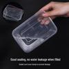 JingJingRS Thickened Disposable Plastic Food Containers
