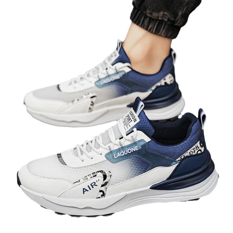 New men's shoes spring trendy brand high sense summer breathable mesh shoes youth sports leisure dad trendy shoes