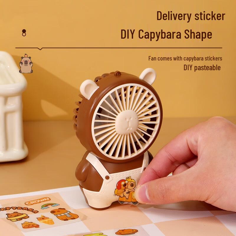 Lii Shen Cartoon Mini Portable USB Rechargeable Fan