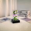 Square immortal rose ornament creative Valentine's Day Mother's Day gift luminous night light ornament