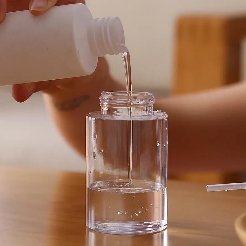 120/150/200ml Refillable Bottles Empty Press Pump Dispenser Nail Art Polish Remover Cleaner Bottle Travel Distribution Bottle