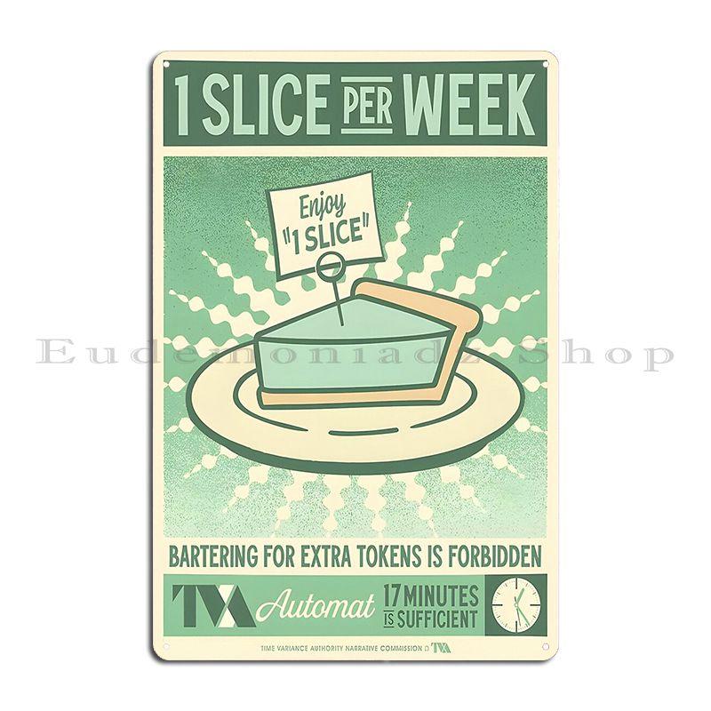 Tva Delicacy The Infamous Loki Pie Metal Plaque Poster Club Classic Decoration Designing Wall Decor Tin Sign Poster