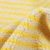 160x45cm Fine Striped Jacquard Lamb Fleece Fabric For Children's Clothing Outerwear, Home Pillows, Handmade DIY Clothing Fabrics