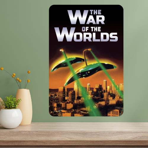 The War of Worlds Classic Movie Metal Poster Sign 20x30cm(7.8x11.8inch)