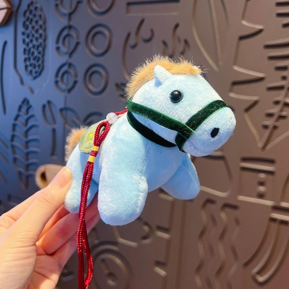Yuanbao Pony Pendant Mascot Dolls Chinese New Year Gift Cartoon Steed Doll Year of Horse
