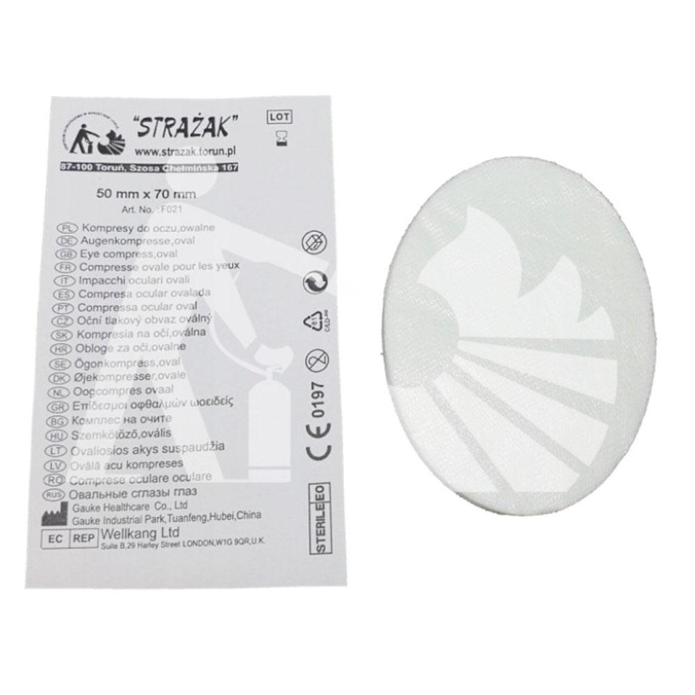 Eye Compress 50 × 70 Sterile Ophthalmic Dressing For First Aid Kit 1 Piece