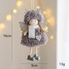 Christmas Plush Angel Girl Pendant Christmas Angel Decoration Desktop Ornament White Pink Angel Pendant New Year 2025