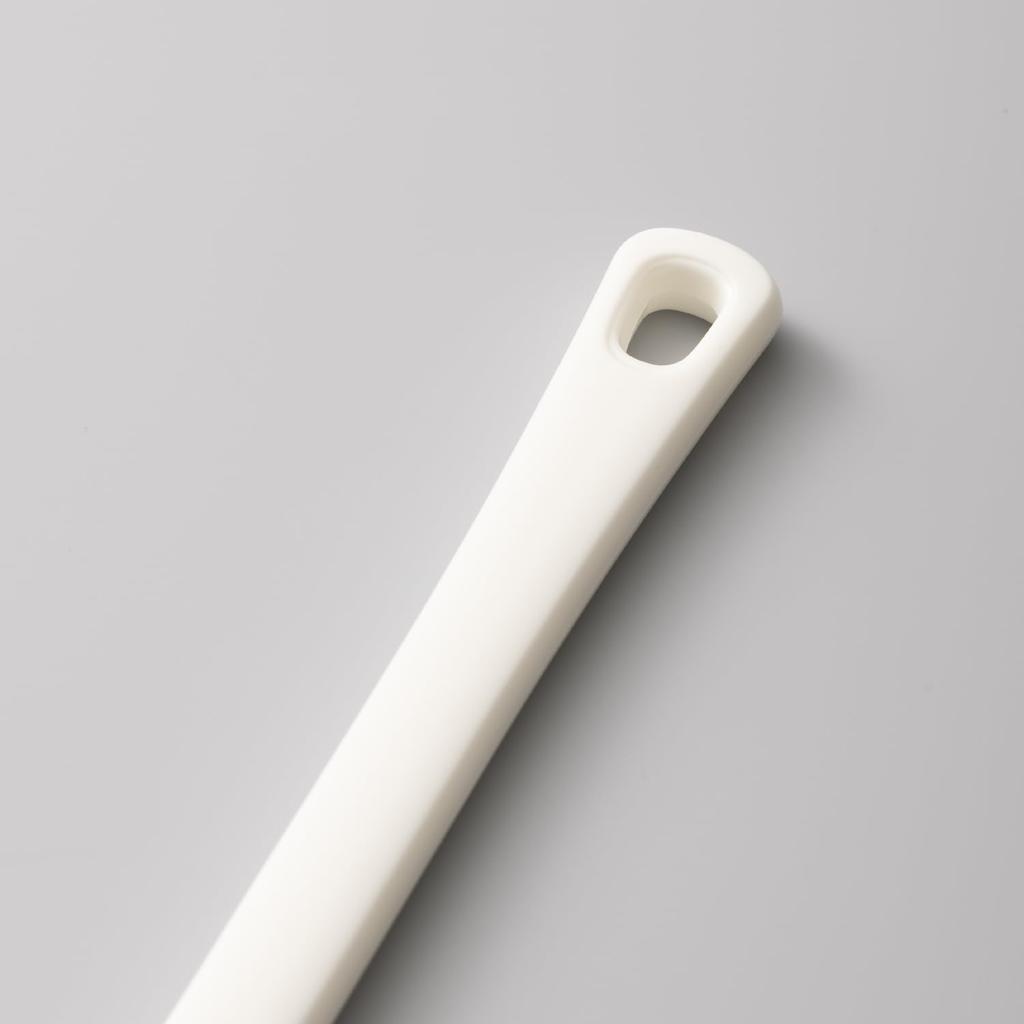Kai Corporation KAI KITCHEN Hard Resin Spatula for Easy Made in DH8094 Mixing, White, Japan,