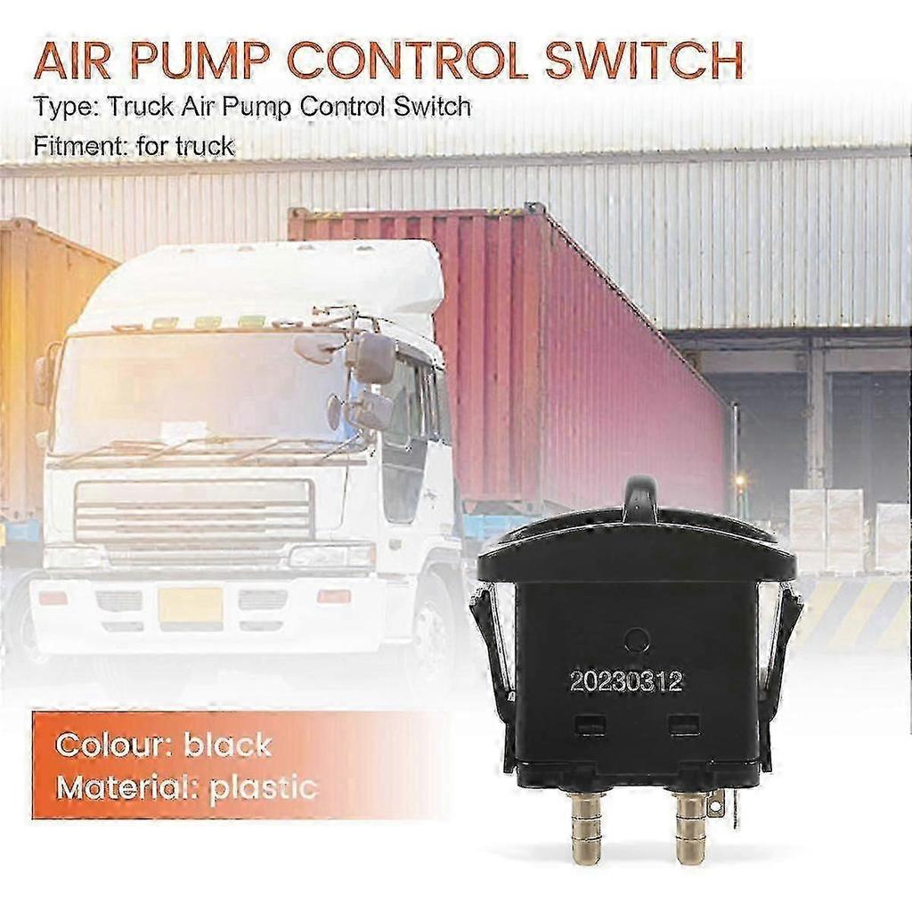 Truck Air Pump Control Switch Seat Adjustable Air Spring Start Switch for Heavy Duty Vehicles