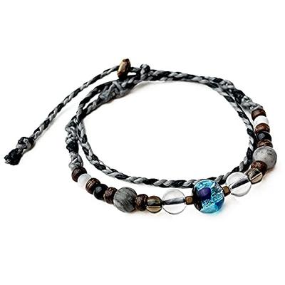 [Kubagasa-ya] Bracelet Anklet Sugarcane Bracelet Friendship Bracelet Okinawa Limited Okinawa Souvenir Sugarcane Thread Black Accessory