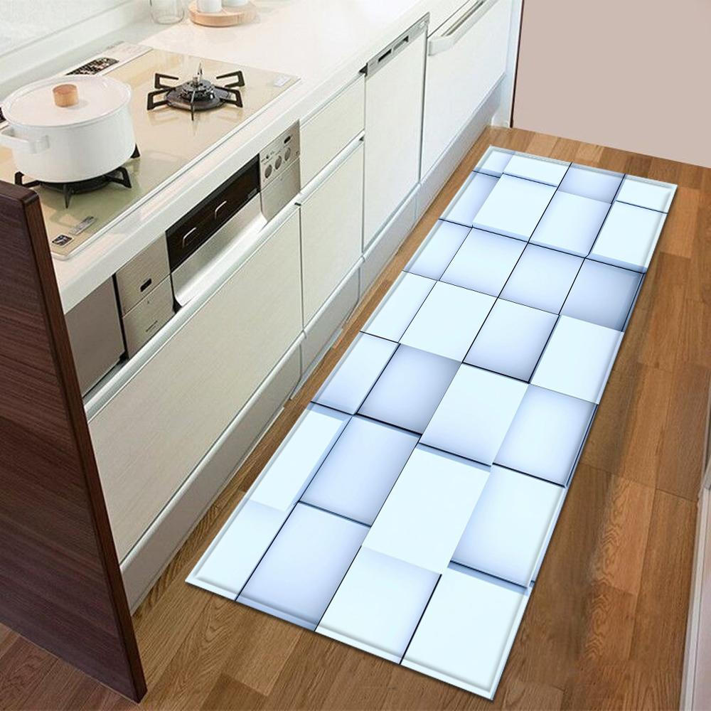 Eingangstürmatte, Küche, Schlafzimmer, Teppich, rutschfester Boden, Flurteppich, modernes Druckmuster, Bodenmatte