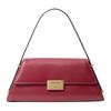 Ludlow hardware dorato chiusura a scatto borsa tote a spalla in pelle media donna rosso scuro