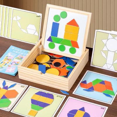 Magnetisches Tangram-Puzzle für Kinder im Alter von 3-6 Jahren | Lernspielzeug & Geburtstagsgeschenk