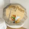 1 ks Mulan Harry Potter Deštník - 8 žeber vyztužený, automatické otevírání, lehký a odolný, roztomilý módní doplněk pro venkovní použití, D2693