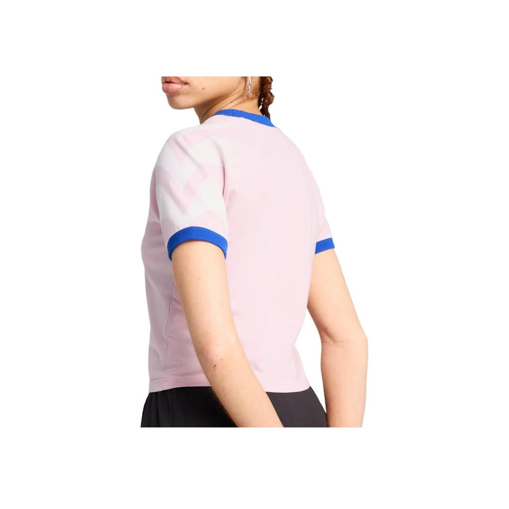 Puma X KidSuper Studios Fashionable Versatile Soft Trendy Short Sleeve T-Shirt Women Tops Light-Purple 631668-90