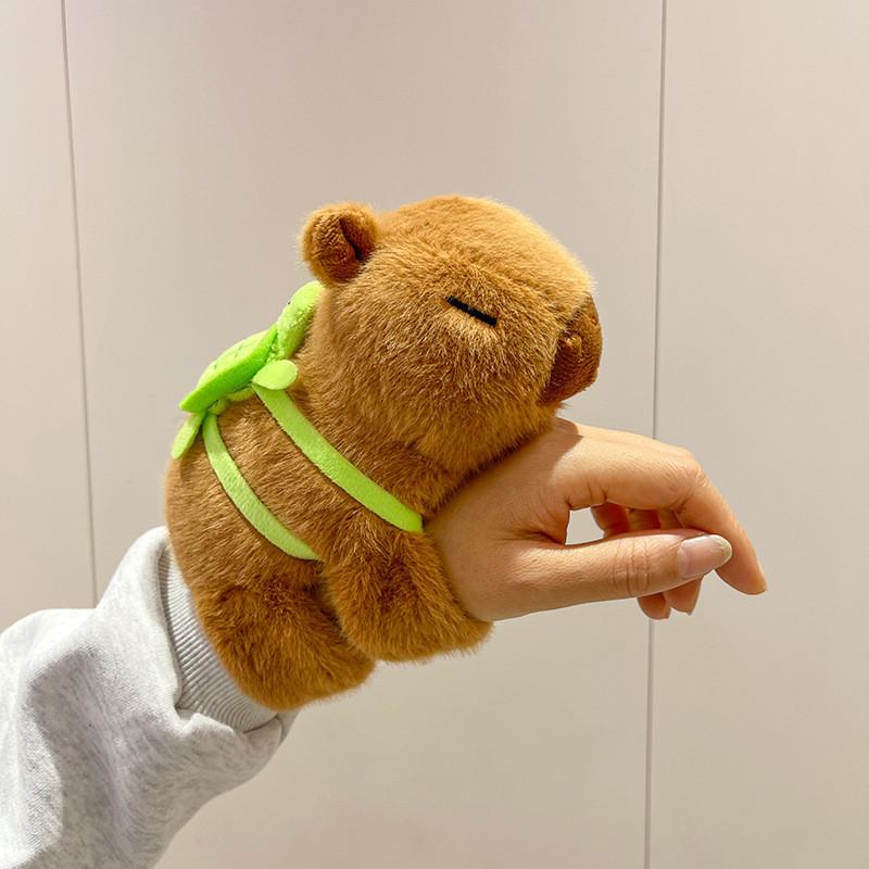 Capybara Plush Sweet Wristband Toy Adorable Stuffed Animal Figure With Filling Soft