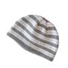 Wool Blend Ribbed Knitted Cap Thick Warm Pullover Hat Fashion Striped Beanie Hat  Gift