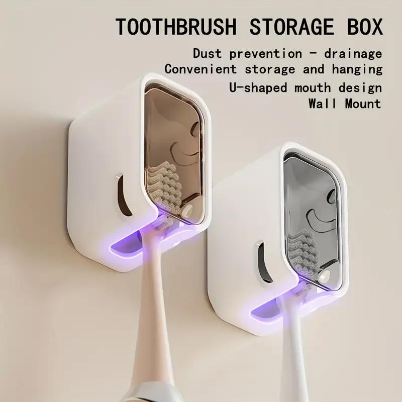 Household Toothbrush Storage Clip - Portable Travel Toothbrush Dust Protective Cap - Storage Box Portable Toothbrush Head