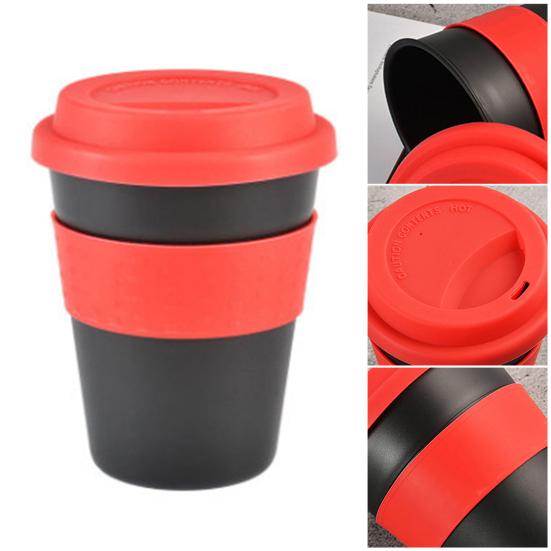 Yousheng Water Cup Food Grade Heat Resistant PP All-Purpose Beverage Coffee Cup with Spiral Lid for Home