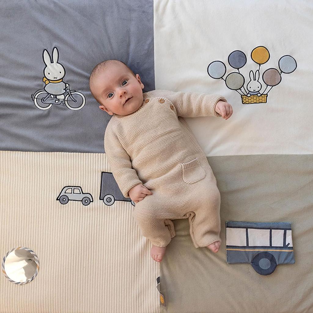 DADWAY Miffy Play Mat, Fluffy/Blue, NZMIFNIJN937