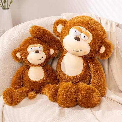 Kawaii 50-90cm Cartoon Fluffly Monkey Plush Toys Soft Stuffed Animals Big Tarsier Orangutan Doll Baby Sleeping Pillow Kids Gifts