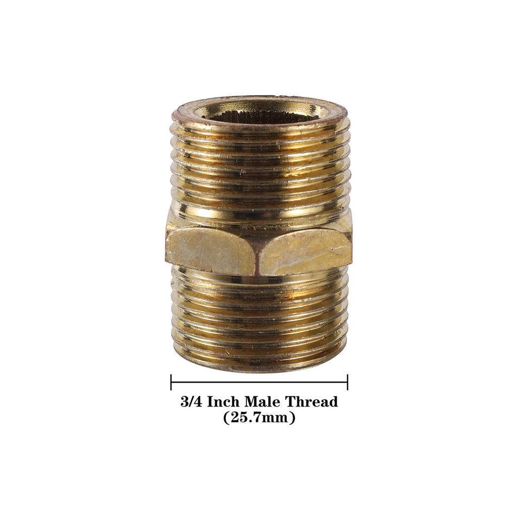 1/5Pcs Equal Double Male Straight Connector 1/2''3/4''1'' External Thread Car Washing Machine High-Pressure Pipe Extension Joint