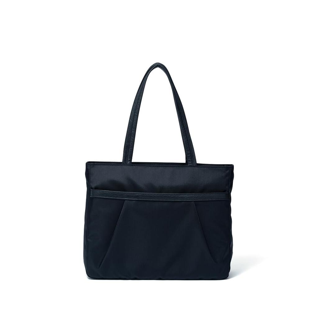 By Tote Nylon with Leather Accessories Simple UULH4HH1 Black [You Ungaro] [Feuille] Women's