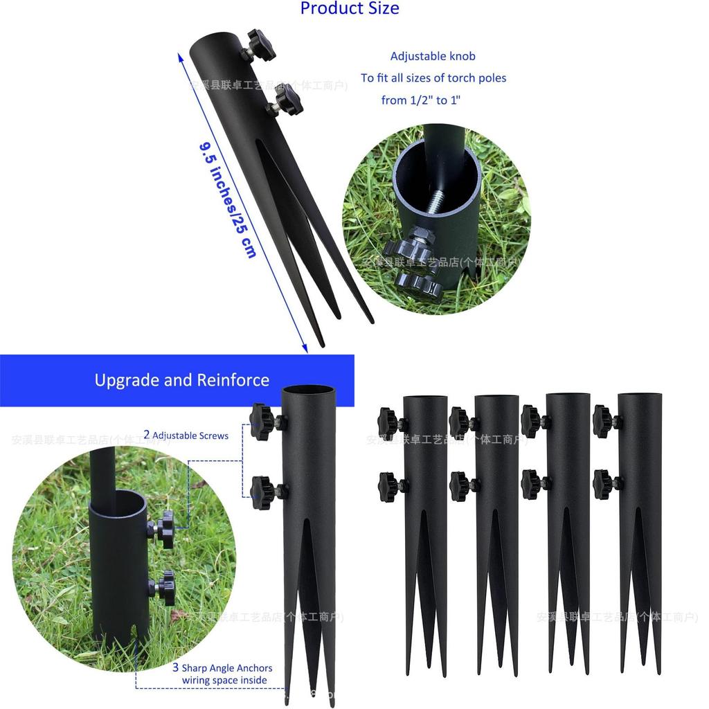 Outdoor Steel Solar Garden Stake With Flame Design For Pathway Illumination