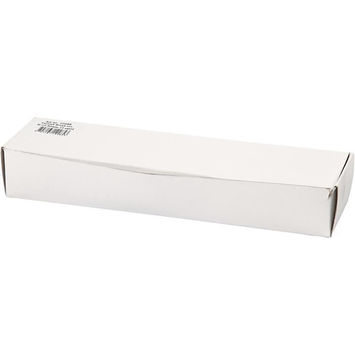 Assortiment d'excellents pinceaux plats pour vernis à poils de porc et manche court en bois. Set de 5 tailles, 2 pièces de chaque.