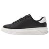 Pu Lace-Up Round Toe Trendy Thick Sole Fashion Sports Low-Top Sneakers Men Sneakers Black 12247420800-35