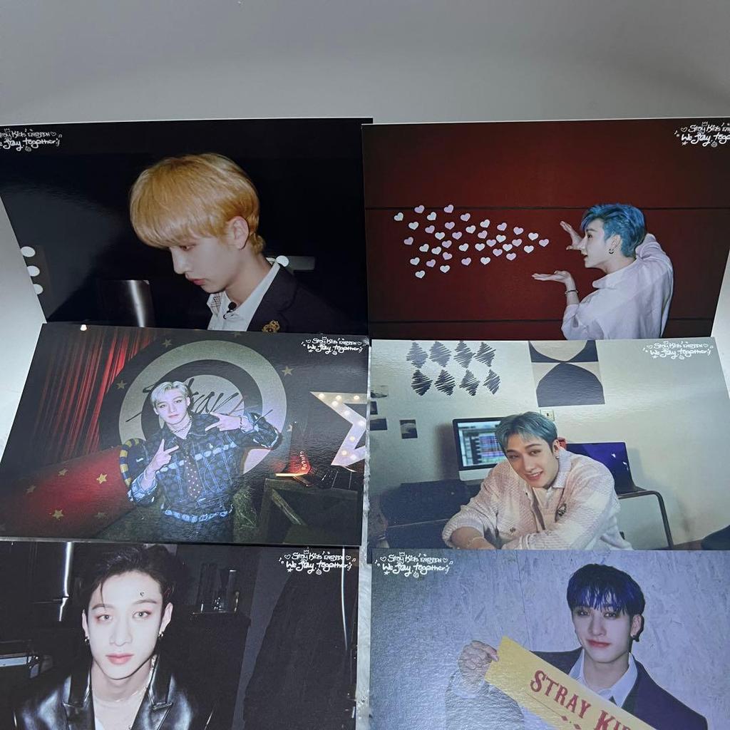 [USED] Bang Chan Stray Kids Exhibition Postcard Set of 7