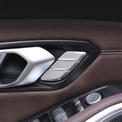 3Pcs ABS Car Interior Seat Adjustment Memory Buttons Sequins Decorative Decals Auto Accessories For BMW 3 Series G20 G28