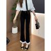 Fashionable Lace Flared Jeans for Women, 2026 Summer Cropped Bell-bottom Pants