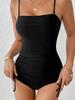 2026 European & American Slimming One-piece Swimsuit Bikini