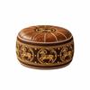 PU Leather Round Sofa Stool Cover Space-Saving Tatami Sitting Mat Storage Leg Bench  Apartment