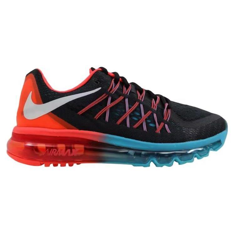 Nike Air Max 2015 Black Bright Crimson Men Sneakers Blue-Lagoon White 698902-006