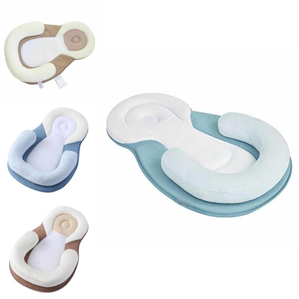 Kopfformungskissen für Neugeborene mit Antirollfunktion für optimalen Babyschlaf