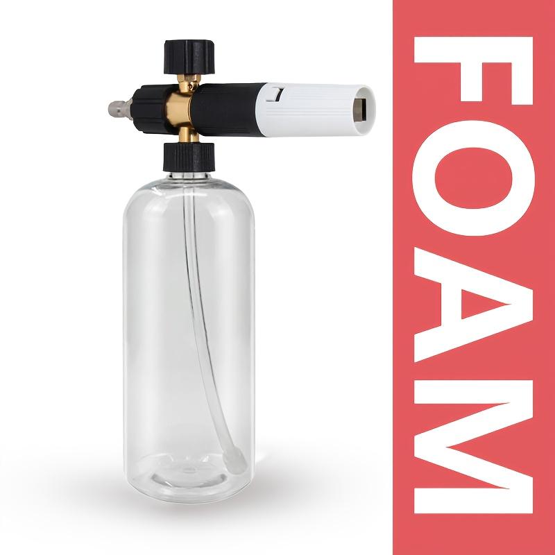 

High Pressure Car Wash Foam Sprayer Quick Plug Transparent Snowflake Foam Pot for PA Washer Accessories