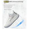 LiNing Sonic 9 Low Shock Absorption Anti-Slip Durable Mid-Top Basketball Shoes Kids Basketball Shoes White ABPR053-5