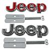 Metal Front Grille Emblem Logo Badge Decals for Jeep Grand Cherokee Ranegade Patriot Wrangler Copass Trail Hawk Rubicon Liberty