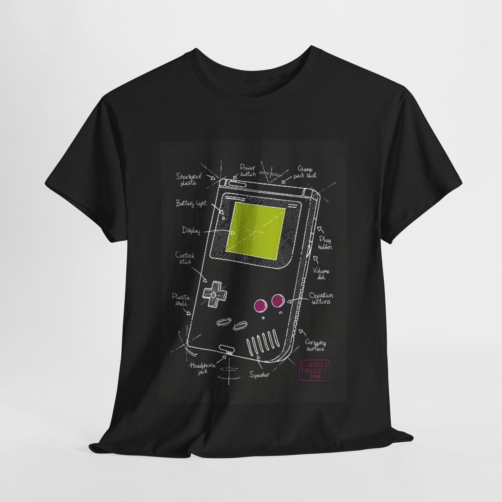 Retro Gaming Console Graphic T Shirt Unisex Heavy Cotton Tee XXXXL