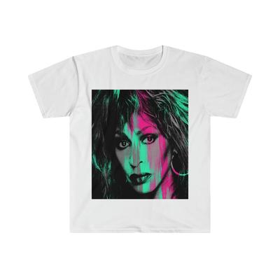 Unisex-T-Shirt aus weicher Baumwolle. Tina Turner