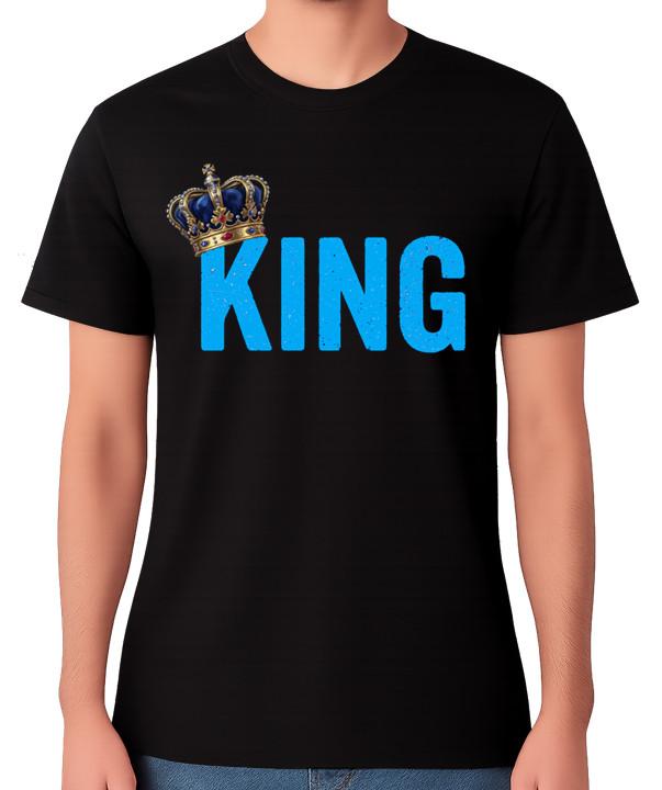 King Crown T-Shirt Royal Graphic King Men s Top Birthday Gift Tee S разноцветный