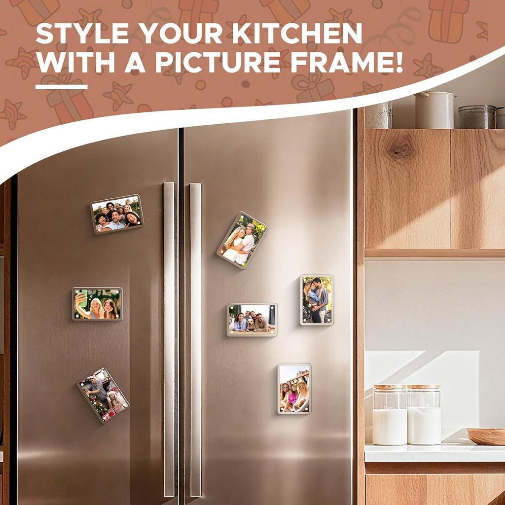 Car Sun Visor Photo Holder - Magnetic Acrylic Photo Holder For Car Sun Visors