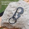 Multifunctional Hanging Buckle Carabiner Car Key Chain Mini Size Lightweight Latch Hooks