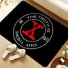 The X-Files I Want To Believe Floor Mat Soft Flannel Rug Non-Slip Absorbent Mat For Bathroom Bedroom Home Decor